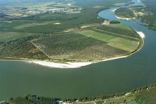 area golenale fiume Po